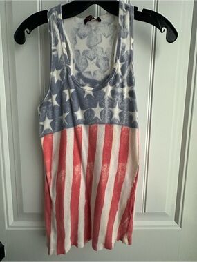 American Flag Star & Stripe Tank - Red, White, Blue